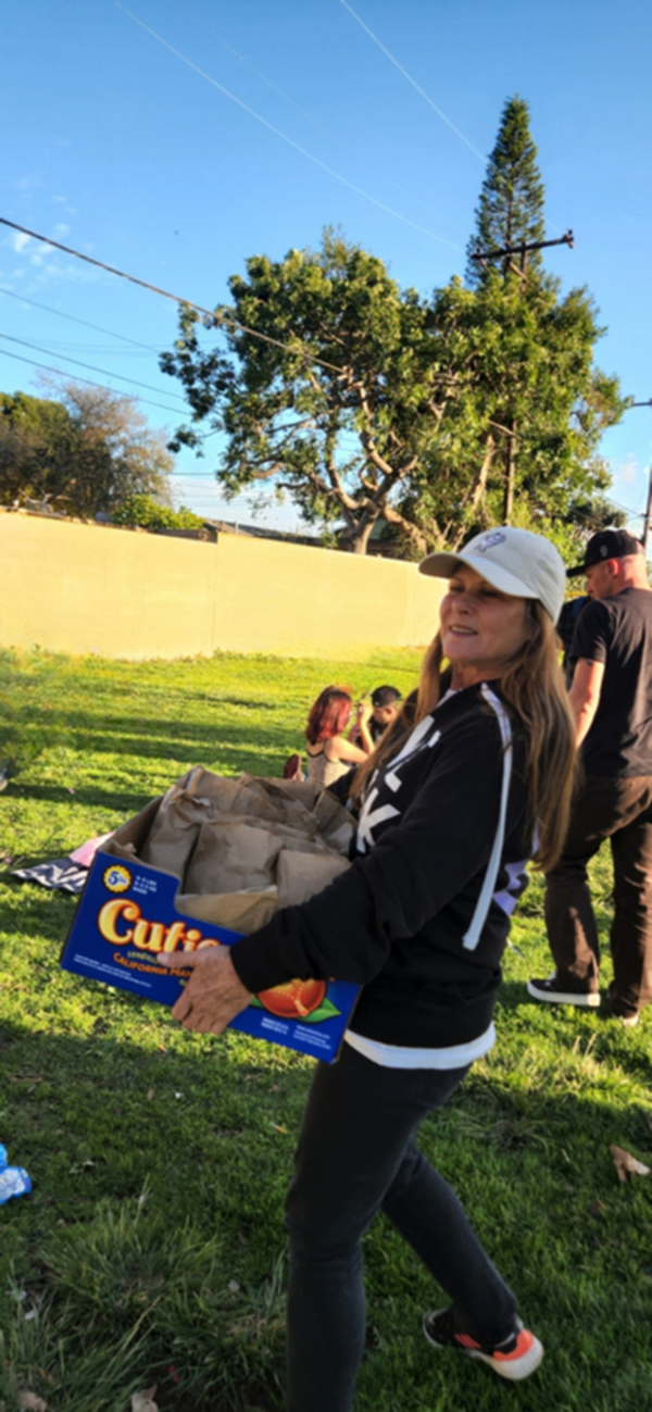 Delivering Food2 On my rounds serving food and prayers!